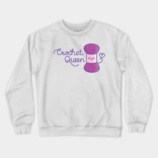 Crochet Queen Crewneck Sweatshirt